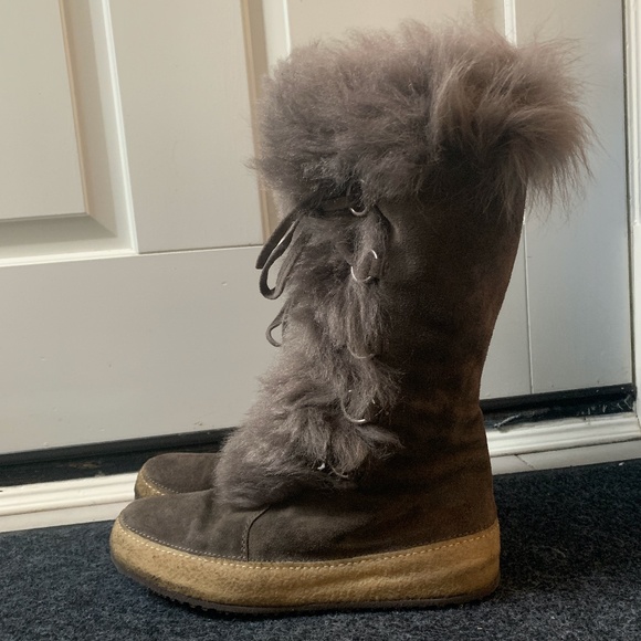 Luca Nencioni Brown Winter Boots - Picture 2 of 3